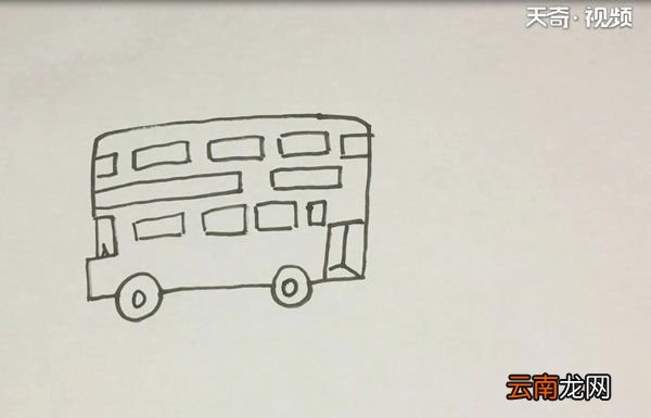 大巴车简笔画