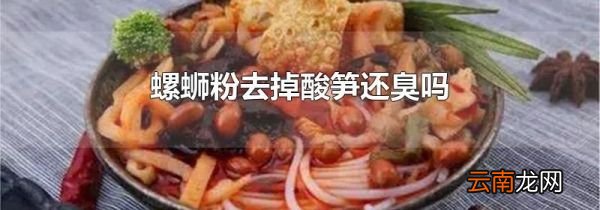 螺蛳粉去掉酸笋还臭吗