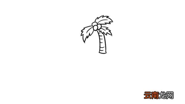 海边简笔画 海边的画法步骤