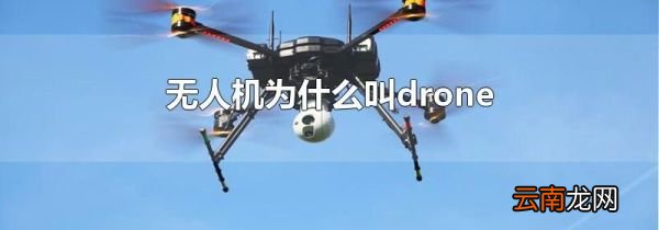 无人机为什么叫drone