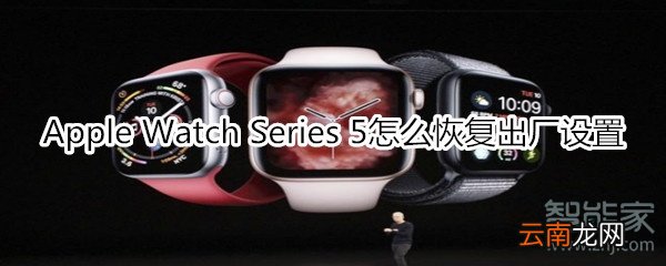 Apple Watch Series 5怎么恢复出厂设置