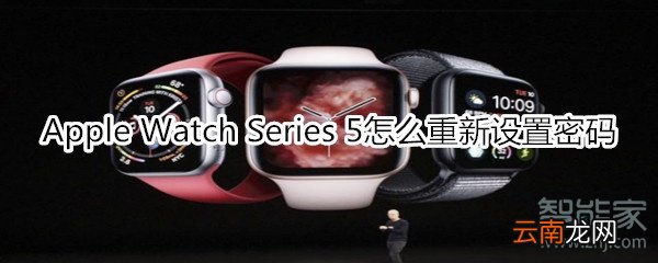 Apple Watch Series 5怎么重新设置密码