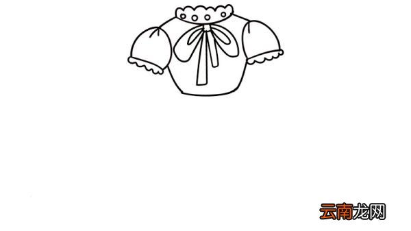 晚礼服简笔画 晚礼服的画法