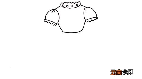 晚礼服简笔画 晚礼服的画法