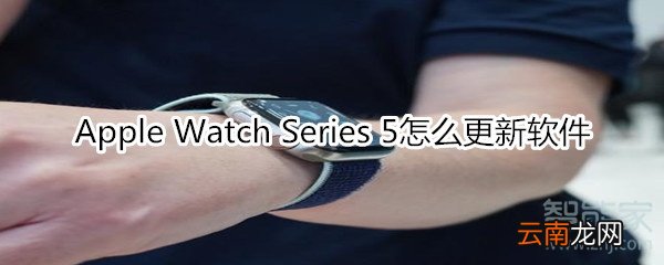 Apple Watch Series 5怎么更新软件