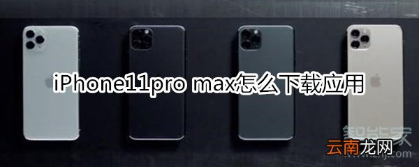 iPhone11pro max怎么下载应用