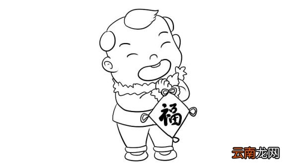 过年的简笔画图片大全 过年的简笔画图片