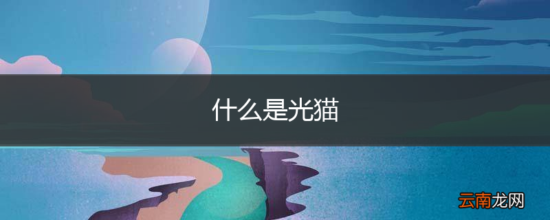 什么是光猫