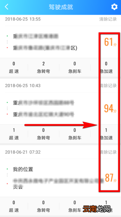 高德地图APP查看驾驶得分的详细图文讲解