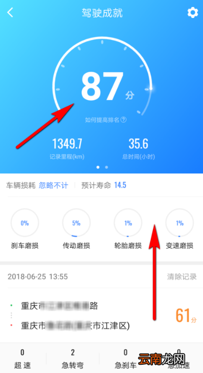 高德地图APP查看驾驶得分的详细图文讲解