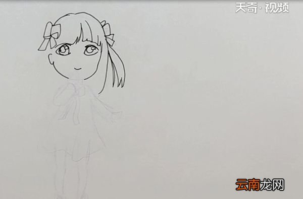 奇迹暖暖简笔画