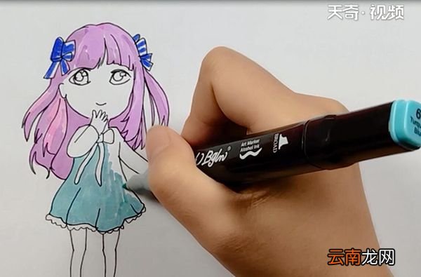 奇迹暖暖简笔画