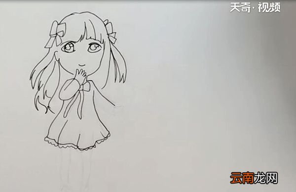 奇迹暖暖简笔画