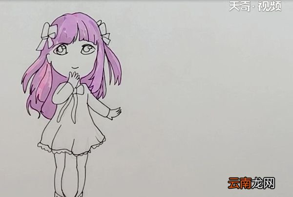 奇迹暖暖简笔画