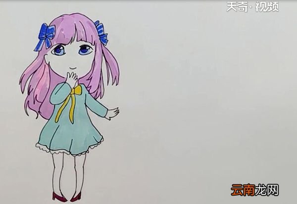 奇迹暖暖简笔画