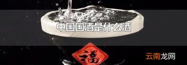 中国国酒是什么酒