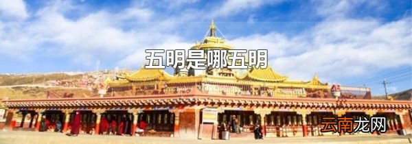 五明是哪五明