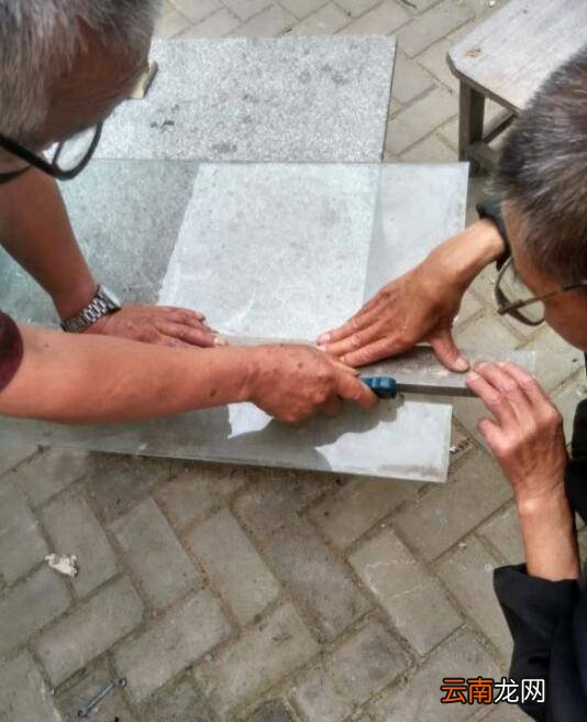 土办法给玻璃切割