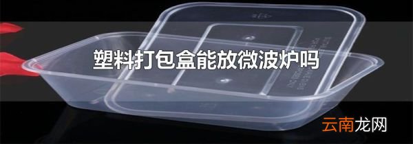 塑料打包盒能放微波炉吗