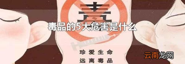 毒品的5大危害是什么