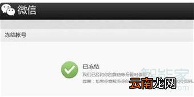 微信号被冻结怎么办