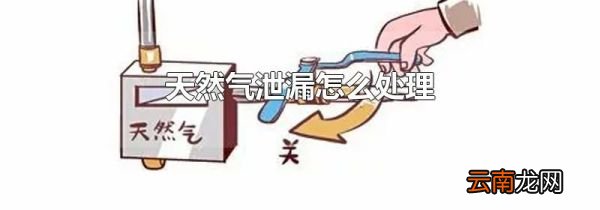 天然气泄漏怎么处理