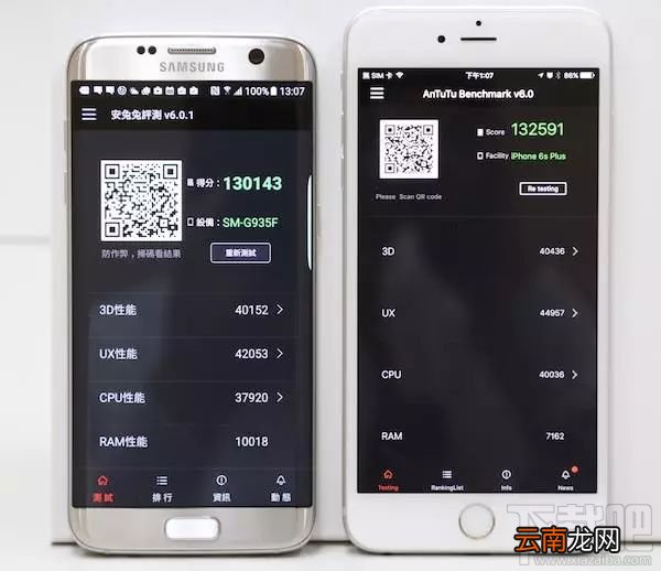 三星S7和iPhone 6s Plus配置性能全对比，S7 不占优势