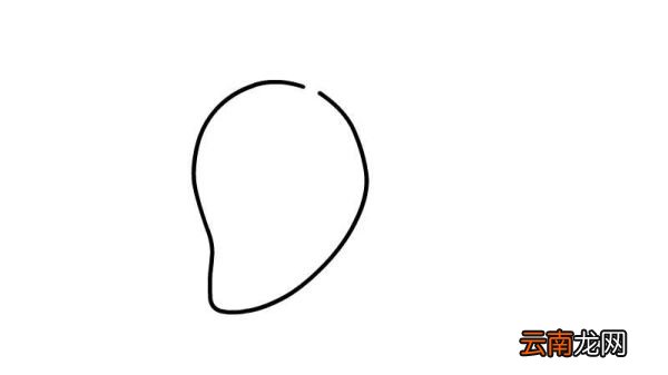 芒果简笔画 芒果简笔画怎么画
