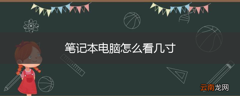 笔记本电脑怎么看几寸