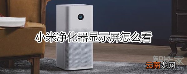 小米净化器显示怎么看