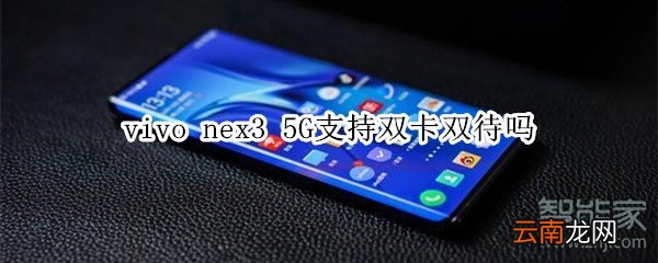 vivo nex3 5G支持双卡双待吗