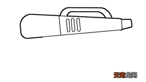 玩具水枪简笔画怎么画玩具水枪简笔画画法