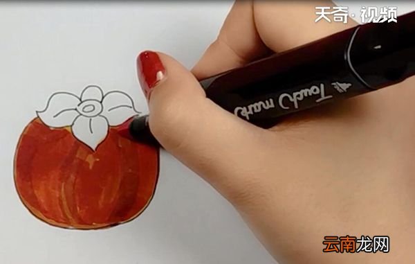 柿子简笔画
