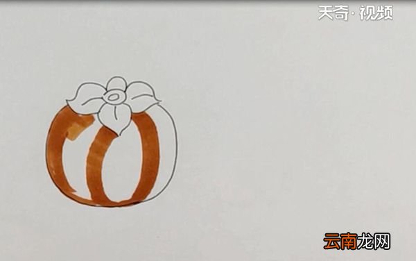 柿子简笔画