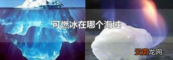 可燃冰在哪个海域