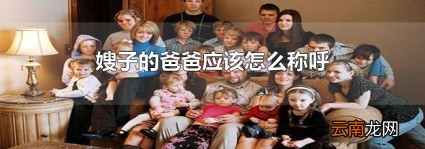 嫂子的爸爸应该怎么称呼