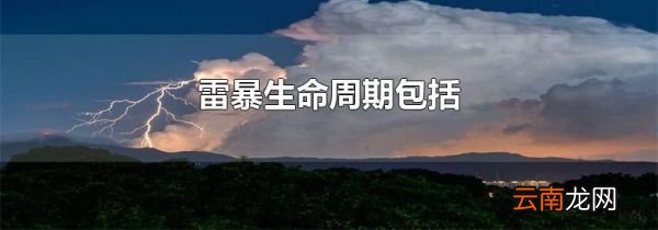 雷暴生命周期包括