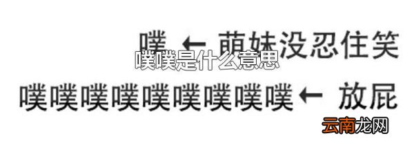 噗噗是什么意思
