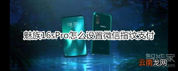魅族16sPro怎么设置微信指纹支付