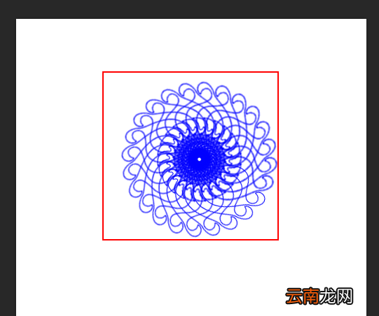 ps制作出蓝色线条效果花纹图形的具体操作