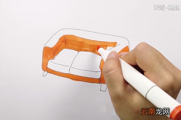 沙发简笔画