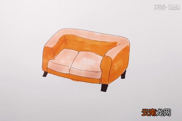 沙发简笔画