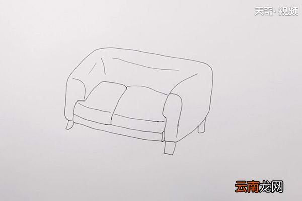 沙发简笔画