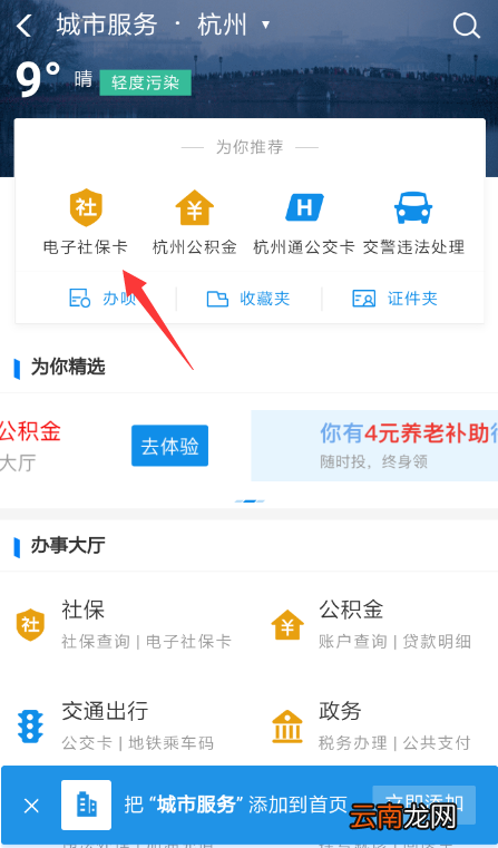 支付宝APP使用电子社保卡的详细操作