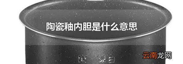 陶瓷釉内胆是什么意思