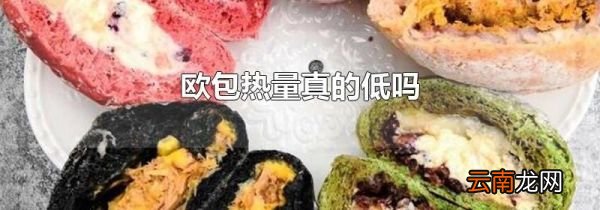 欧包热量真的低吗