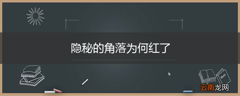 隐秘的角落为何红了