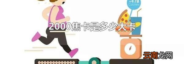 2000焦卡是多少大卡