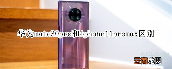 华为mate30pro和iphone11promax区别