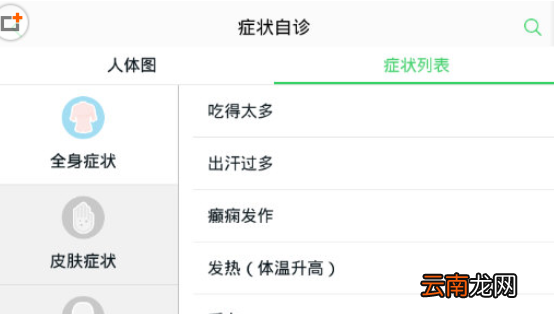 在春雨医生中进行自我诊断的方法分享